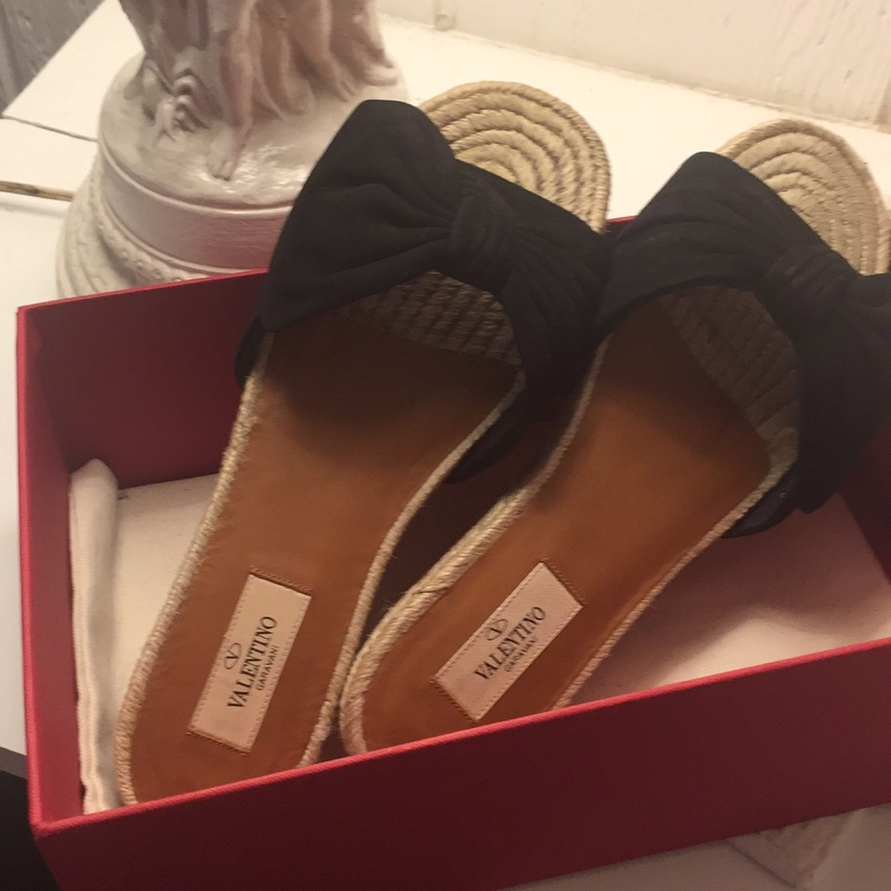 Valentino Garavani Bow slides